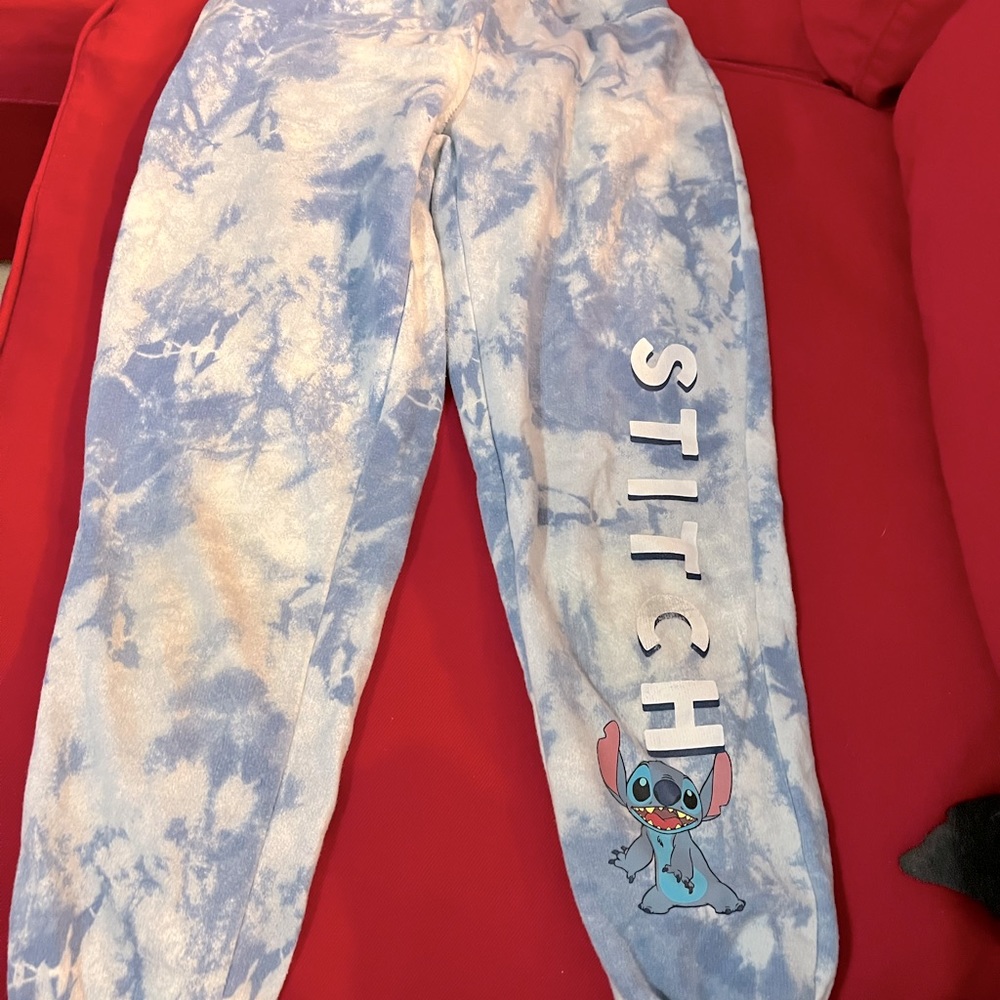 Stitch long sweat pants from Disney Store. Size M
